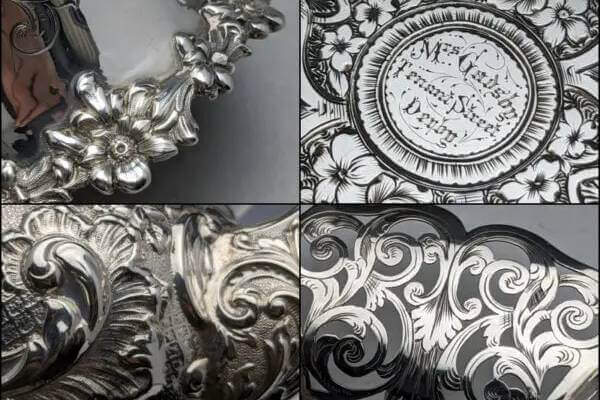 アンティークシルバーの装飾技法