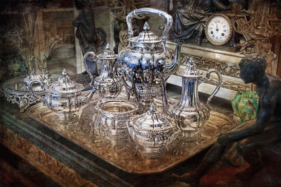 英国アンティークのティーセット用品