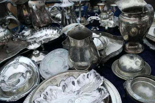 英国アンティークの銀メッキ