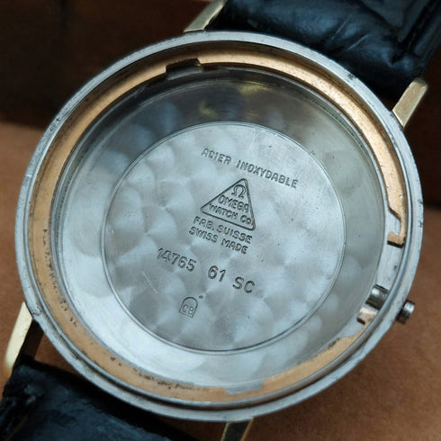 1961 Omega Seamaster Ref14765 61 SC Men's Automatic Watch Cal552 Black Dial Good Working Condition