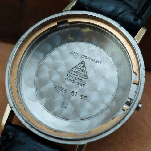 1961 Omega Seamaster Ref14765 61 SC Men's Automatic Watch Cal552 Black Dial Good Working Condition