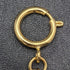 K24 gold plate pull ring type Albert chain Kihei link