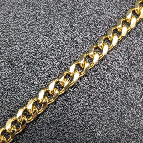 K24 gold plate pull ring type Albert chain Kihei link