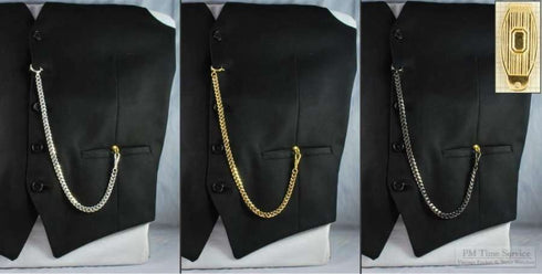 黑色赤鐵礦板夾式 Albert Chain Kihei Link