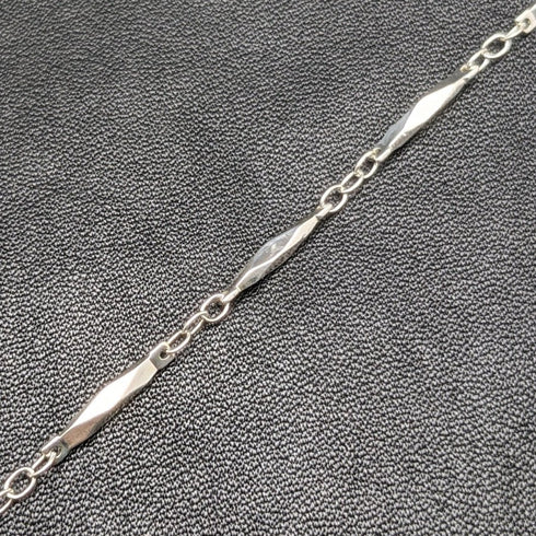 純銀板 拉環型艾伯特鏈 輕量化設計鏈節