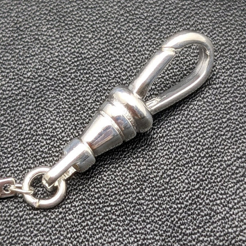 純銀板 拉環型艾伯特鏈 輕量化設計鏈節