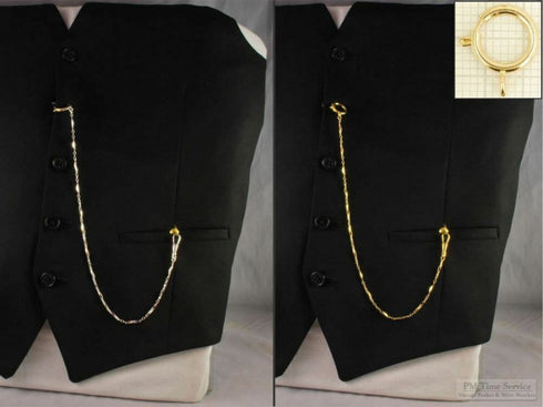 純銀板 拉環型艾伯特鏈 輕量化設計鏈節