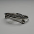 Vintage Sterling Silver Mackintosh Rose Art Nouveau Round Brooch