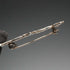Vintage Pure Silver Enamel Brooch: Mackintosh Rose and Pair of Birds