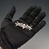 Vintage Pure Silver Enamel Brooch: Mackintosh Rose and Pair of Birds