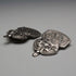 1938 British Vintage Sterling Silver ARP Warden Badge Pair by Royal Mint