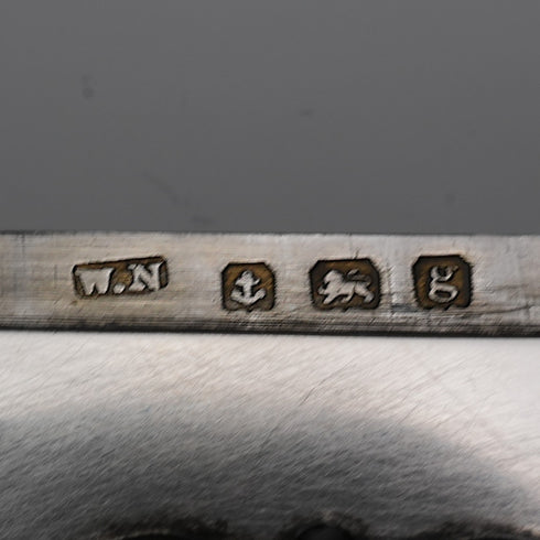 1906年 英国アンティーク 純銀製 天使装飾 カードケース 68g William Neale
