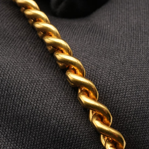 ヴィンテージ ロールドゴールド製 引き輪式 アルバートチェーン