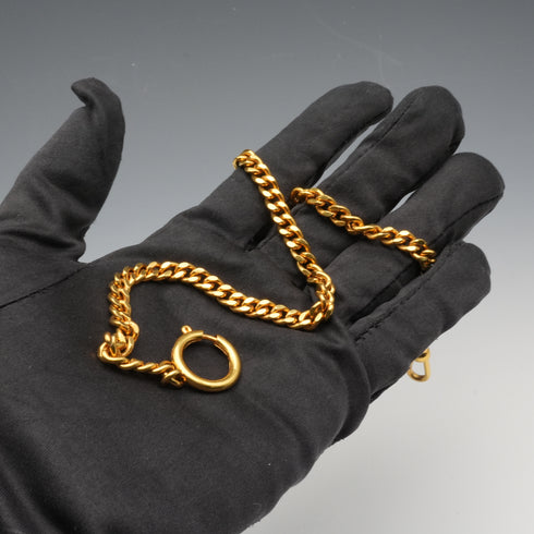 ヴィンテージ ロールドゴールド製 引き輪式 アルバートチェーン