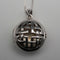 English Vintage Sterling Silver Locket Pendant with Sterling Silver Chain