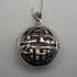 English Vintage Sterling Silver Locket Pendant with Sterling Silver Chain