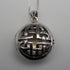 English Vintage Sterling Silver Locket Pendant with Sterling Silver Chain