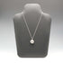 English Vintage Sterling Silver Locket Pendant with Sterling Silver Chain