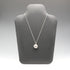 English Vintage Sterling Silver Locket Pendant with Sterling Silver Chain