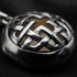 English Vintage Sterling Silver Locket Pendant with Sterling Silver Chain