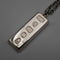 1977 British Vintage Sterling Silver Jubilee Ingot Pendant with Sterling Silver Chain Total 42.3g With Case