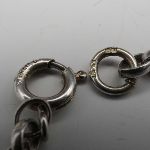 1977 British Vintage Sterling Silver Jubilee Ingot Pendant with Sterling Silver Chain Total 42.3g With Case
