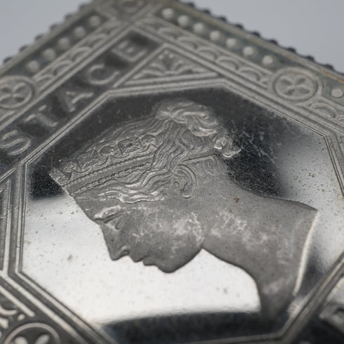 英國復古純銀維多利亞郵票複刻鑄錠組,共92.5克