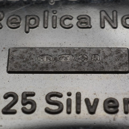 英國復古純銀維多利亞郵票複刻鑄錠組,共92.5克