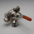 1890 Antique English Sterling Silver "Coral & Bell" Baby Rattle by George Unite