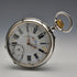 Swiss Antique Goliath Pocket Watch, 63mm Diameter, 800 Silver Case, Good Working Order