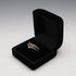 British Vintage Blue Diamond Wishbone-Shaped Sterling Silver Ring (US Size 8)