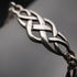 British Vintage Celtic Knot Sterling Silver Bracelet 8.0g