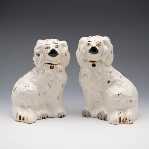 British Vintage Beswick Staffordshire Dog 1378-6 Height 13.5cm