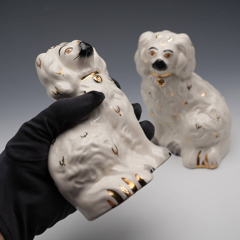British Vintage Beswick Staffordshire Dog 1378-6 Height 13.5cm