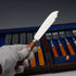 British Antique Agate-Style Resin Handle Cutlery Set, 6 Pairs, Frank Cobb, Cased