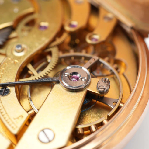 Circa 1898 Switzerland Patek Philippe Pocket Watch K18 Solid Gold Open Face In good working order