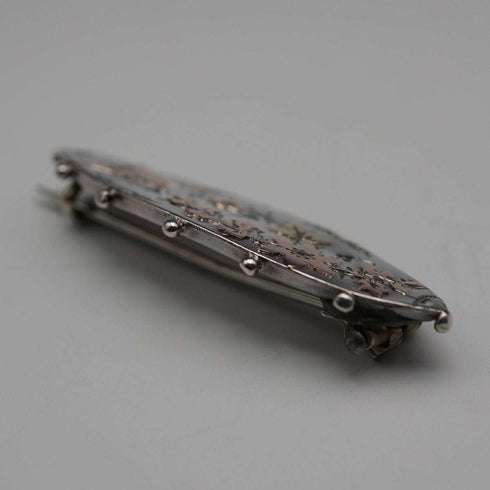 1895年 英國古董 純銀胸針 日本主義 小鳥設計 3.6克 Richard John Wakefield