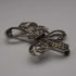 Vintage Sterling Silver Marcasite Ribbon Design Brooch 10.5g