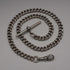 Circa 1919 English Antique Sterling Silver Albert Chain 40g (Fob not included)