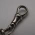 Circa 1919 English Antique Sterling Silver Albert Chain 40g (Fob not included)