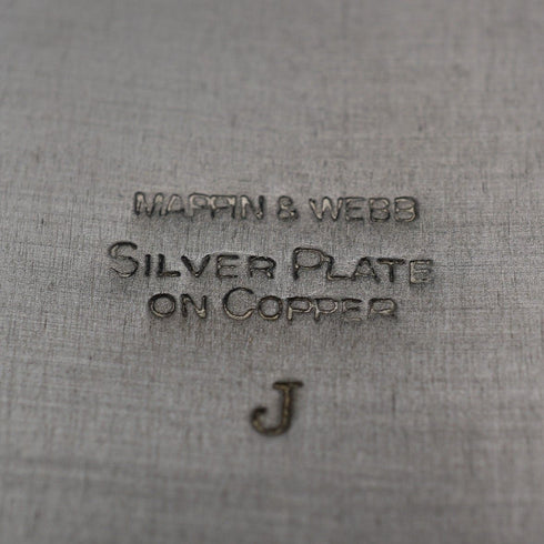 英国ヴィンテージ シルバープレート製 オーバルディッシュ Mappin&Webb 箱付き極美品