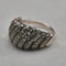 Vintage Sterling Silver & Marcasite Cluster Ring (Japan size 17)