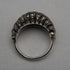 Vintage Sterling Silver & Marcasite Cluster Ring (Japan size 17)