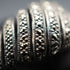 Vintage Sterling Silver & Marcasite Cluster Ring (Japan size 17)