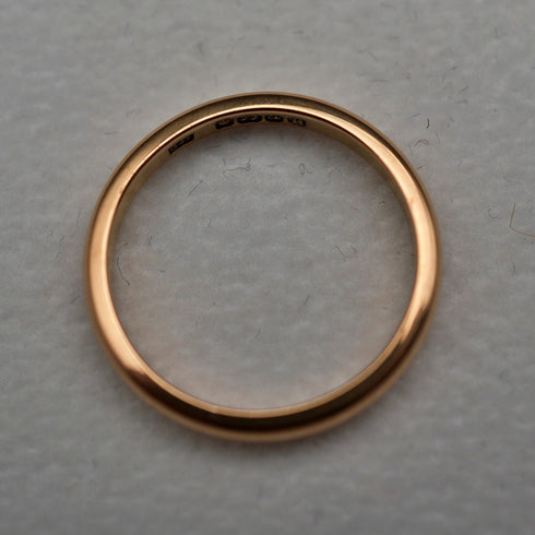 1932 UK Vintage K22 Gold Pinky Ring 2.6g (US size 4 / JP size 7) Samuel Hope