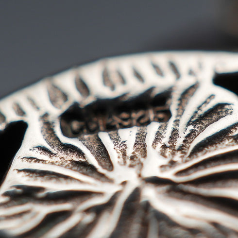 英国ヴィンテージ 純銀製 マッキントッシュ・ローズ ペンダント 純銀製チェーン付