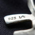 Vintage Sterling Silver & Marcasite Ribbon Design Pendant Necklace