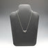 Vintage Sterling Silver & Marcasite Ribbon Design Pendant Necklace