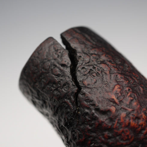 Circa 1967 British Vintage Dunhill Shell Briar Pipe - cracked
