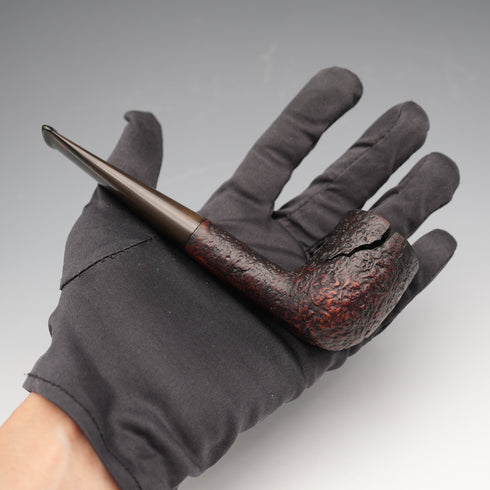 Circa 1967 British Vintage Dunhill Shell Briar Pipe - cracked